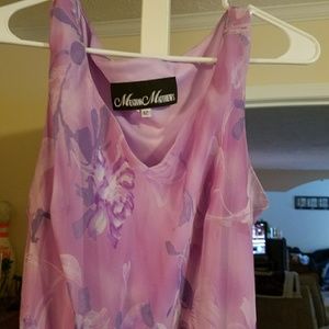 Pretty purple floral dress